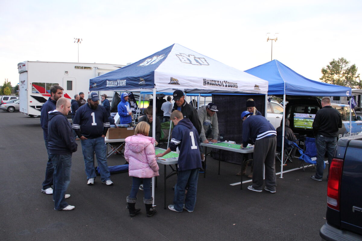 Some fans are bringing BYU tailgating to a whole new level News